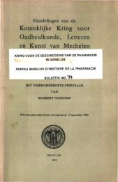 1986-071 geschiedenis/histoire pharmacie - Kringgeschiedenis