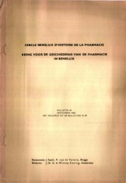 1968-040 geschiedenis/histoire pharmacie - Kringgeschiedenis