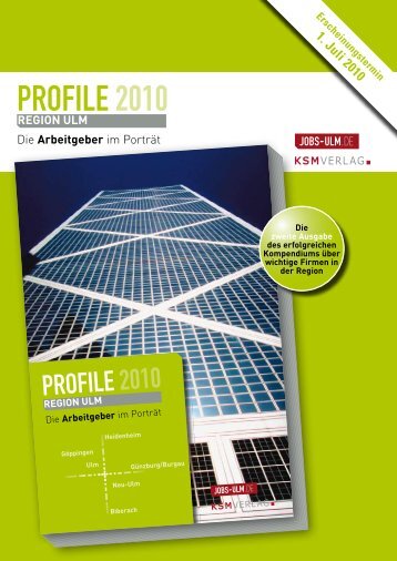 Profile 2010 - KSM Verlag