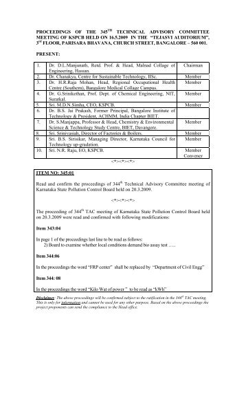 345-TAC Proceedings - Karnataka State Pollution Control Board