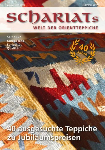 40 ausgesuchte Teppiche zu Jubiläumspreisen - KSM Verlag