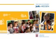 JEDEM KIND EIN INSTRUMENT - Kulturportal Schule Hessen