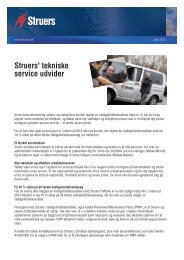 Struers' tekniske service udvider - Apsis