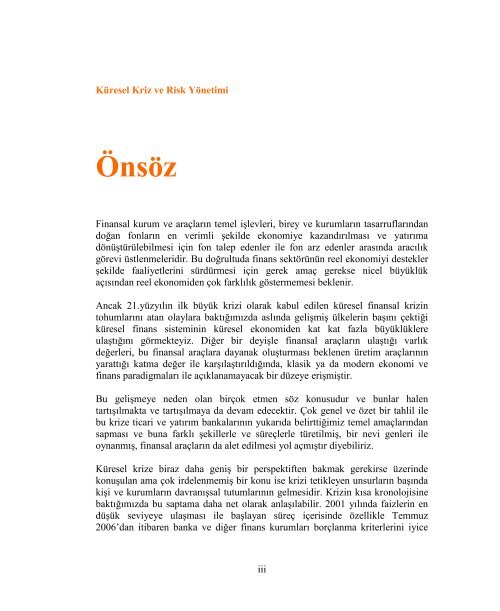 Küresel Kriz ve Risk Yönetimi: Yanılgılar ve Gerçekler