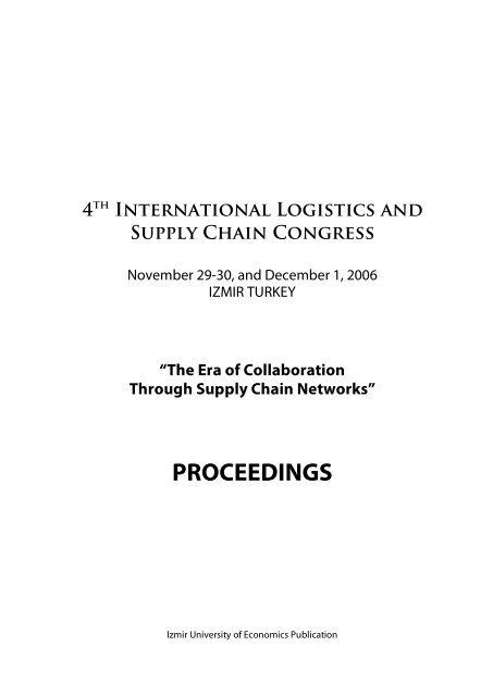 4 th International Logistics and Supply Chain Congress
