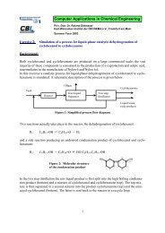 Computer Applications in Chemical Engineering - EFCE