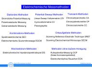 Elektrochemische Messmethoden