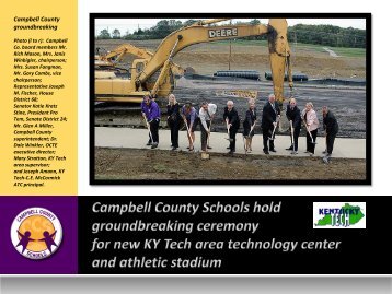 Campbell County groundbreaking - Kentucky Tech