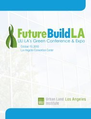 October 19, 2010 Los Angeles Convention Center - ULI Los Angeles ...