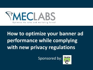How to optimize your banner ad performance while complying with ...
