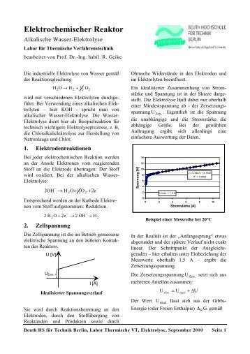 Anleitung Elektr-2010 - Beuth Hochschule für Technik Berlin