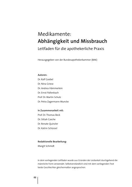 Medikamente: Abhängigkeit und Missbrauch