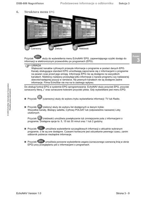 Zobacz instrukcję dekodera (format .pdf) - Cyfrowy Polsat