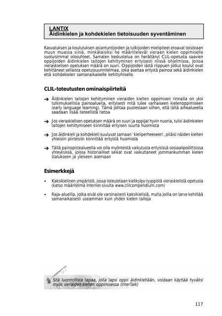 PROFILING EUROPEAN CLIL CLASSROOMS