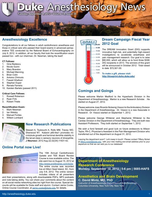 Download - Department of Anesthesiology - Duke University