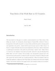 Time-Series of the Profit Rate in G7 Countries - Lamar at Colorado ...