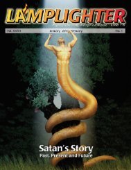 Lamplighter Jan/Feb 2011 - Satan's Story - Lamb & Lion Ministries