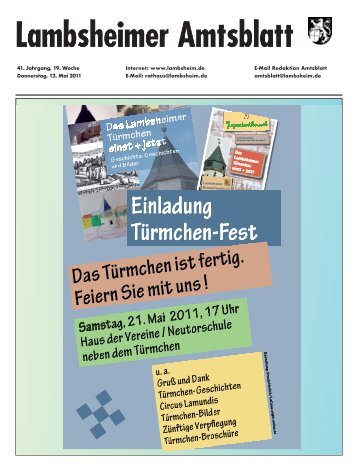 Einladung Türmchen-Fest ürmT Einl mchen- ladung est-F