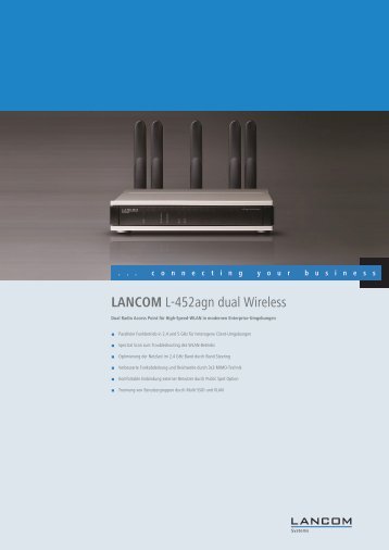 Datenblatt - LANCOM Systems GmbH