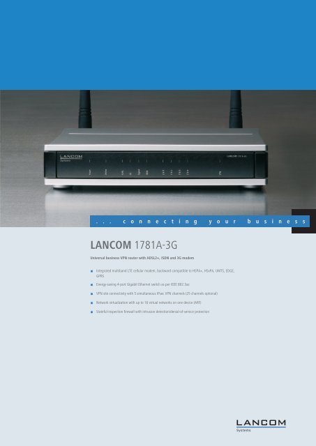 Data Sheet - LANCOM Systems GmbH