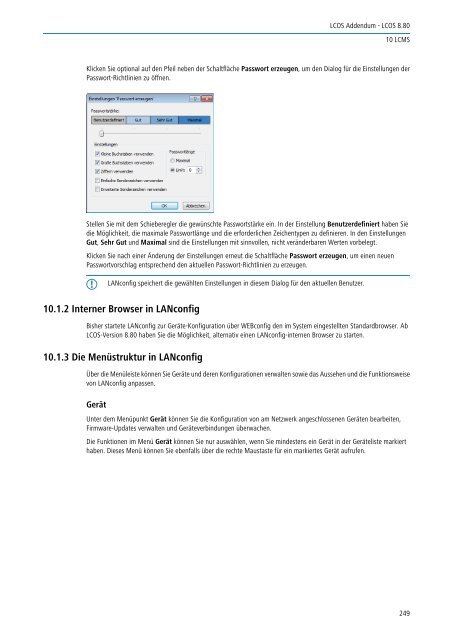 Addendum LCOS 8.80 - LANCOM Systems GmbH