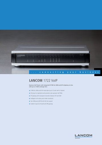 LANCOM 1722 VoIP