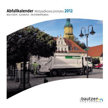 Abfallkalender Wotpadkowa protyka 2012 - Landkreis Bautzen