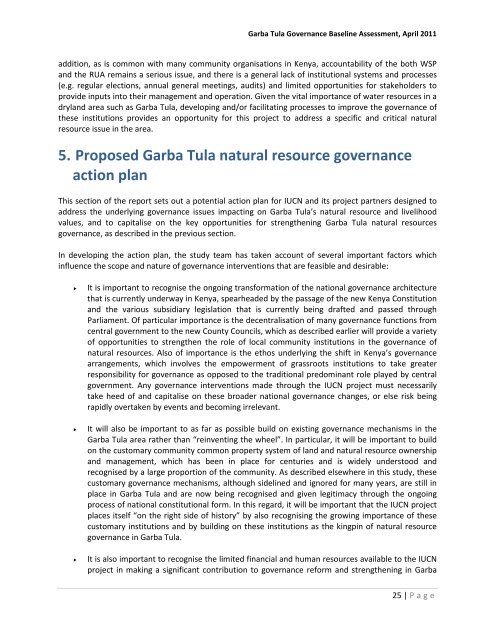 Garba Tula Governance Assessment Final Report ... - Land Portal