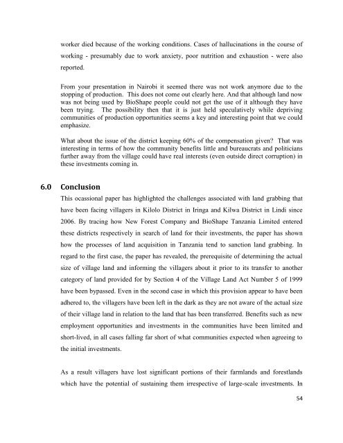 accumulation by land dispossession and labor ... - Land Portal