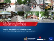 6. Quartiersforum Langenhorn Markt - Präsentation - 17.10.2012