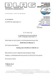 Jhptvsg10Einladung - DLRG Ortsgruppe Langenhagen eV