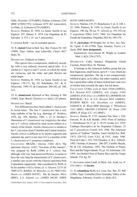 A NEW INFRAGENERIC CLASSIFICATION AND SyNOPSIS OF THE ...