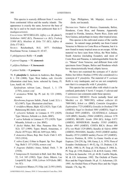A NEW INFRAGENERIC CLASSIFICATION AND SyNOPSIS OF THE ...
