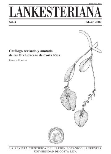 Complete issue - Lankesteriana - Universidad de Costa Rica