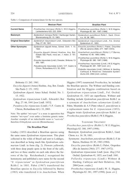 VOL. 4, NO. 3 - Lankesteriana - Universidad de Costa Rica