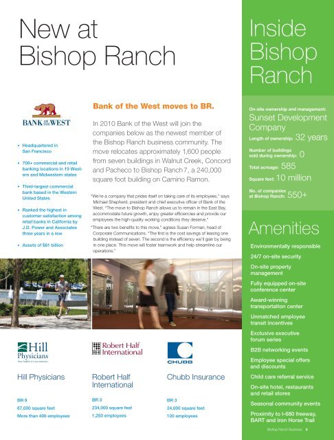 Small Business - Bishop Ranch