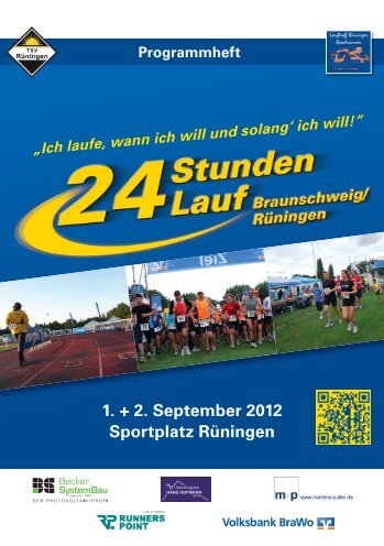 Broschüre 2012 - Lauftreff Rüninger Roadrunner