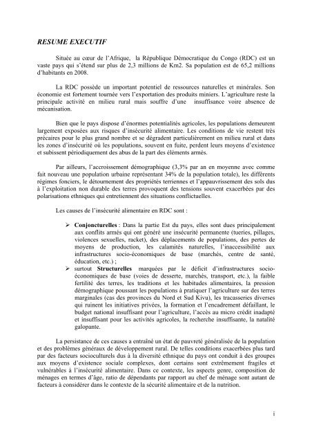 REPUBLIQUE DEMOCRATIQUE DU CONGO - La voix du paysan ...