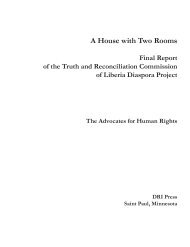 A House with Two Rooms - The Advocates for Human Rights