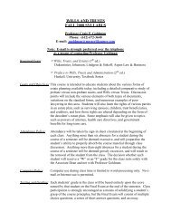 WILLS AND TRUSTS FALL 2008 SYLLABUS - Hamline Law