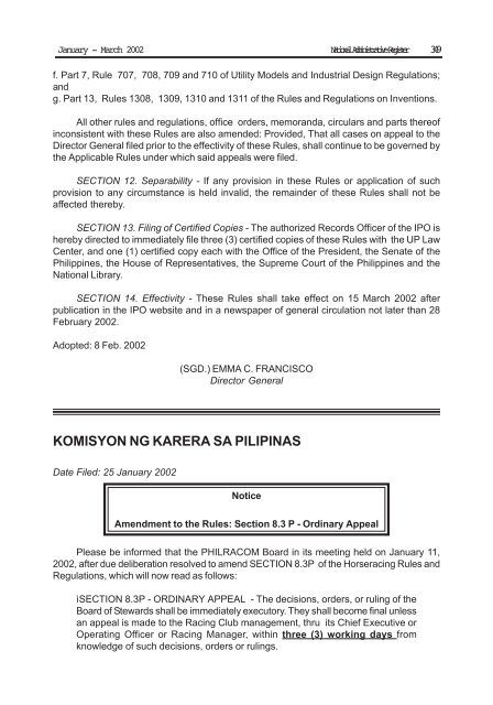 Volume 13 Number 1 - University of the Philippines College of Law