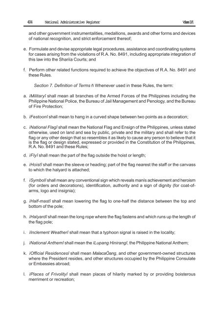 Volume 13 Number 1 - University of the Philippines College of Law