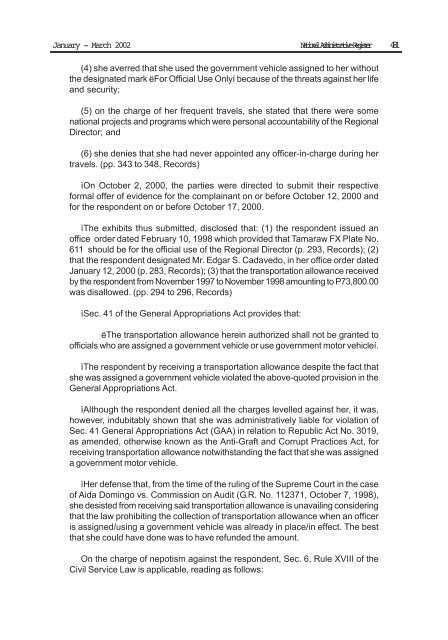 Volume 13 Number 1 - University of the Philippines College of Law