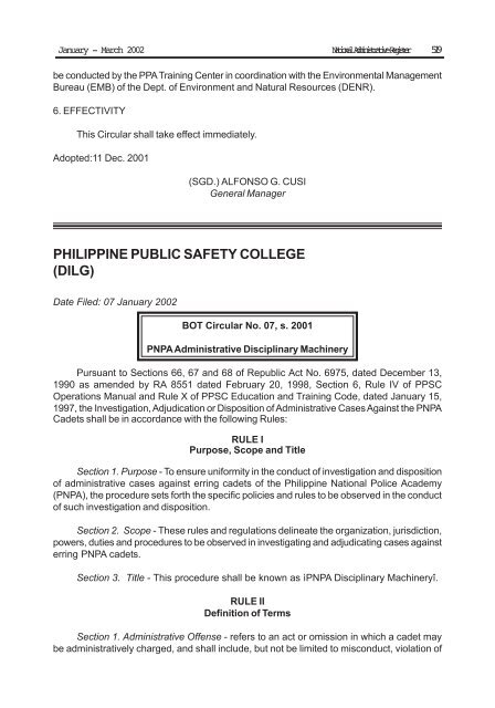 Volume 13 Number 1 - University of the Philippines College of Law