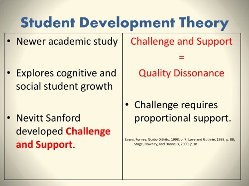 The Application of Student Development Theory in Legal Education ...