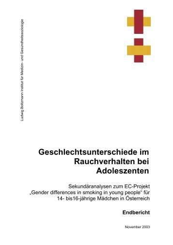 Aichholzer N., Friedhuber, J.(2003) - Ludwig Boltzmann Institut für ...