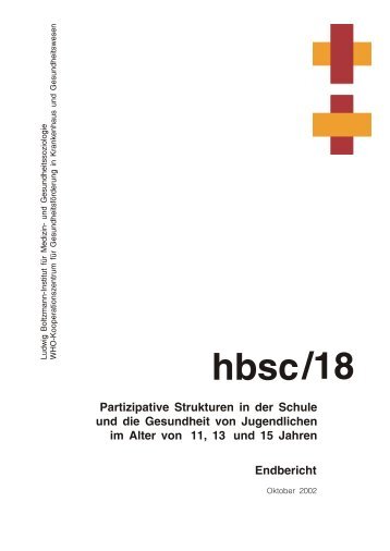 hbsc/18 - Ludwig Boltzmann Institut für Medizin- und ...