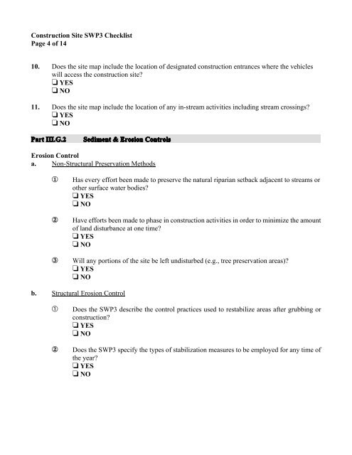 Storm Water Pollution Prevention Plan (SWP3)