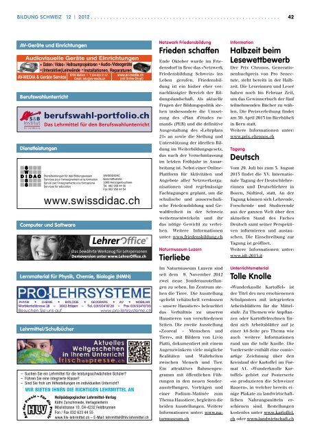 Heft 12 2012 - beim LCH