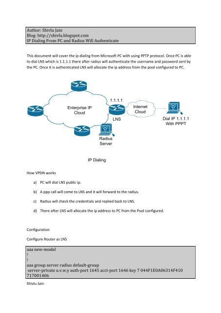 Radius Authentication.pdf - The Cisco Learning Network